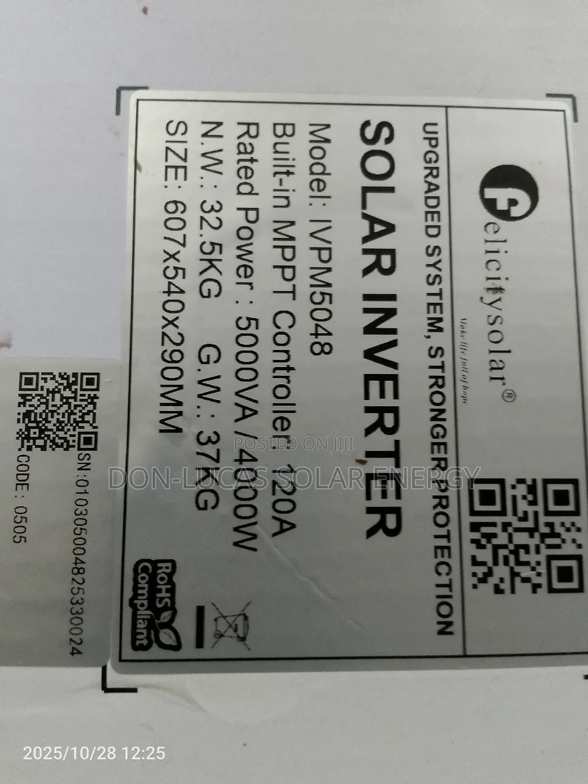 Felicity Inverter 5kva Ivpm