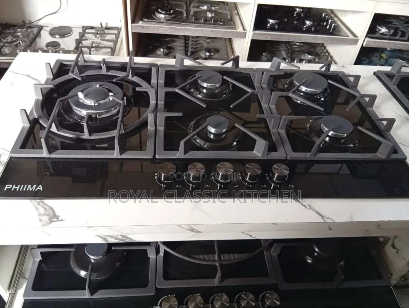 Built in 5 Burner Gas Hob