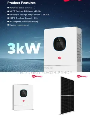 3kva Itel Inverter + 550w Panel (6pcs)