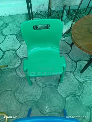 Green  Children Plastic Chair