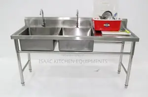 Standing Double Sink With Extension