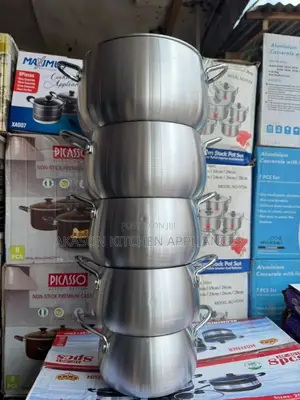 My Home 5 Set Aluminum Ghana Pot Available