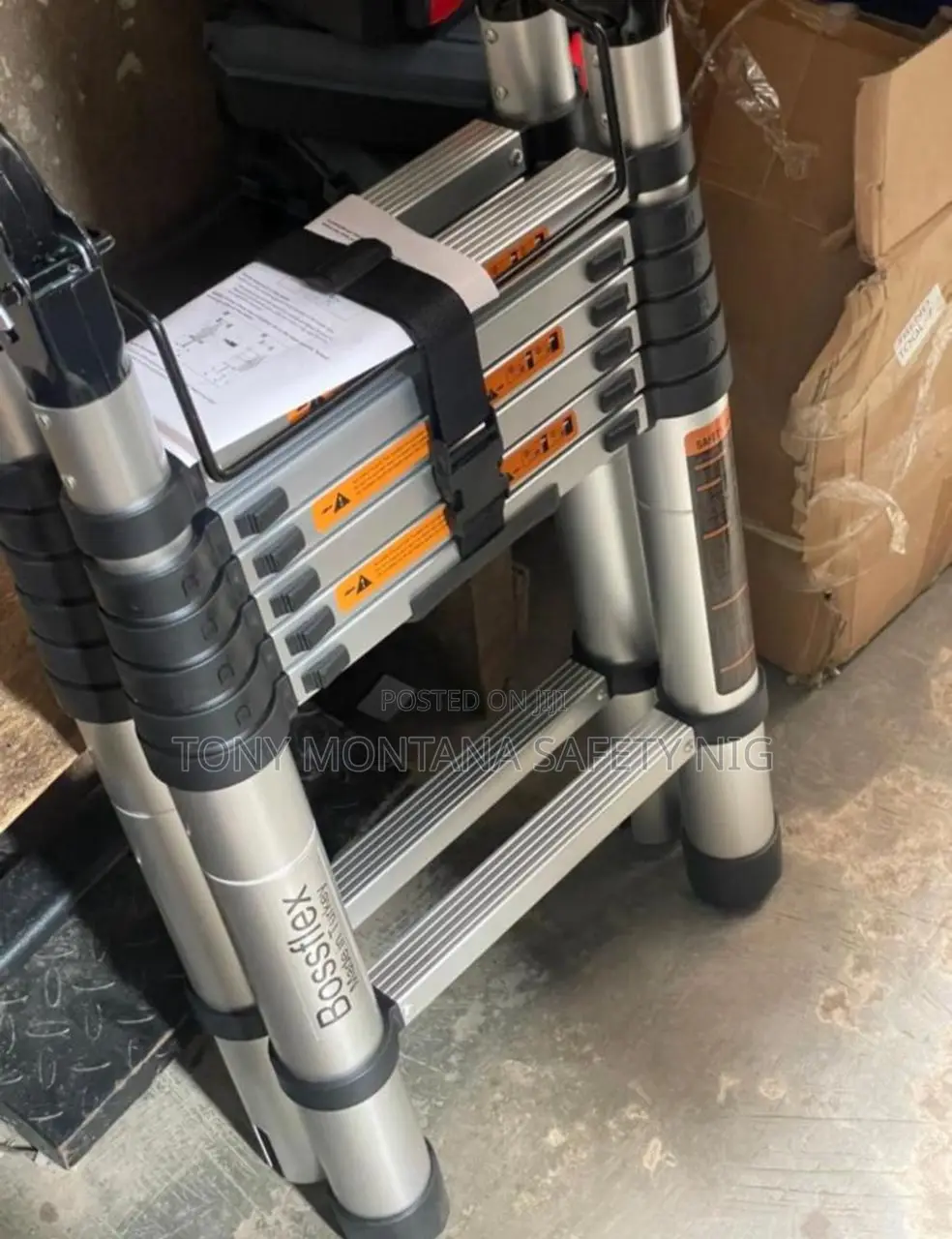 4.2m Double Slided Telescopic Ladder