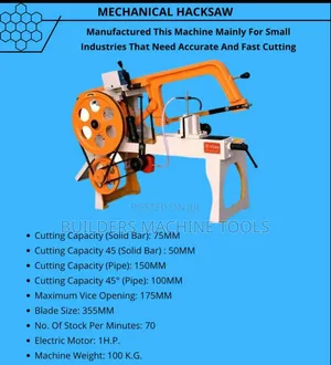Mechanical Hacksaw Machine