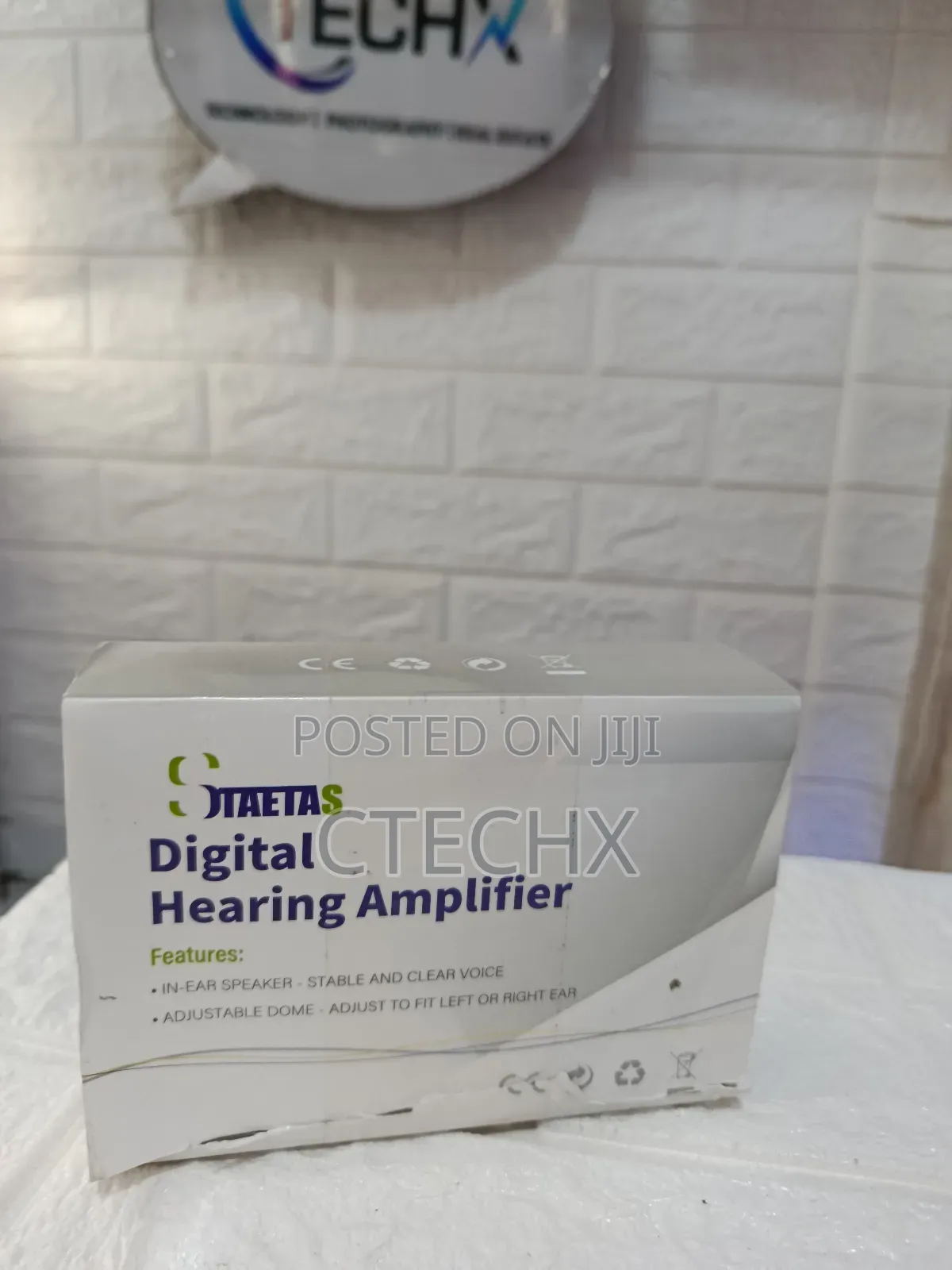 Staetas Rechargeable Digital Hearing Amplifier Device, 40 Hours