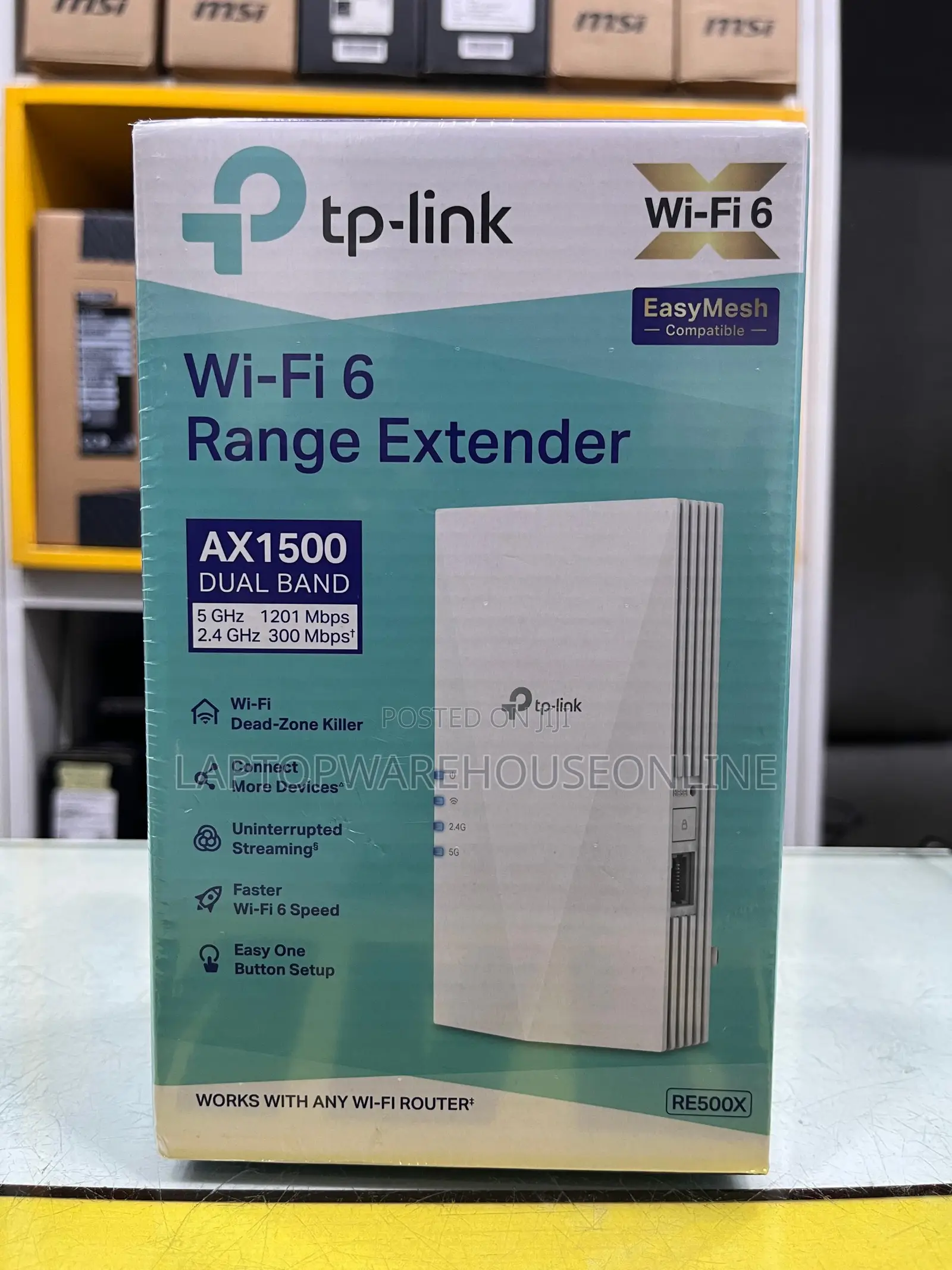 Tp – Link Wifi 6 Range Extender Ax1500 Dual Band
