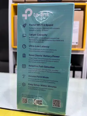 Tp – Link Wifi 6 Range Extender Ax1500 Dual Band