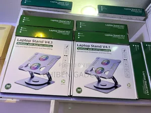 Laptop Stand V4.1 360 Base With Electric Dual Fan