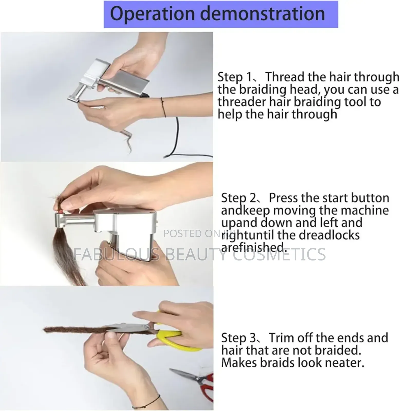 Robbin Portable Dreadlocks Machine