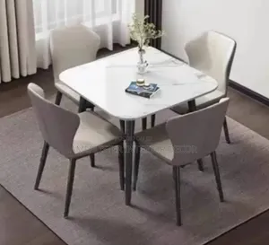 4-Seater Marble Top Dining