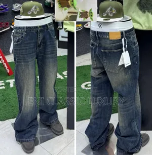 Pure Quality Luxury Men's Cargo Jeans Well Banded