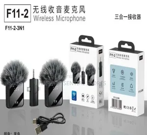 F11-2 3in1 Wireless Microphone Duall Noise Cancelation