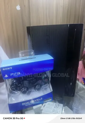 Ps3 Super Slim With 10 Loaded Game's Pad