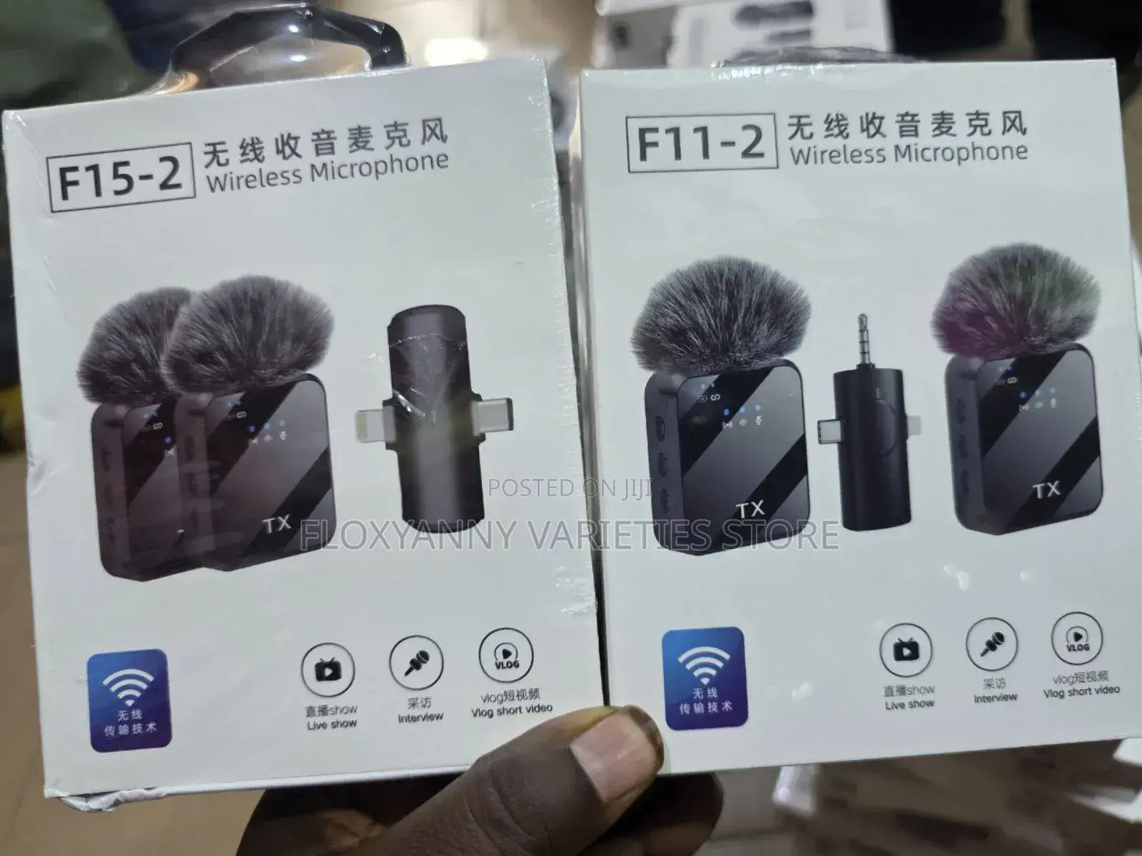 F11-2 3in1 Wireless Microphone