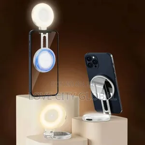 Telesin Fill Light Rechargeable Magnetic Built-in Mirror Phone Selfie.