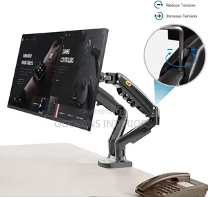 Heavy Duty Dual Monitor Desk Mount