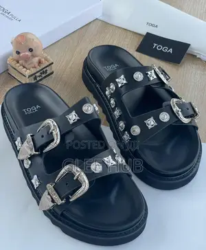 Embellished Leather Slip-On