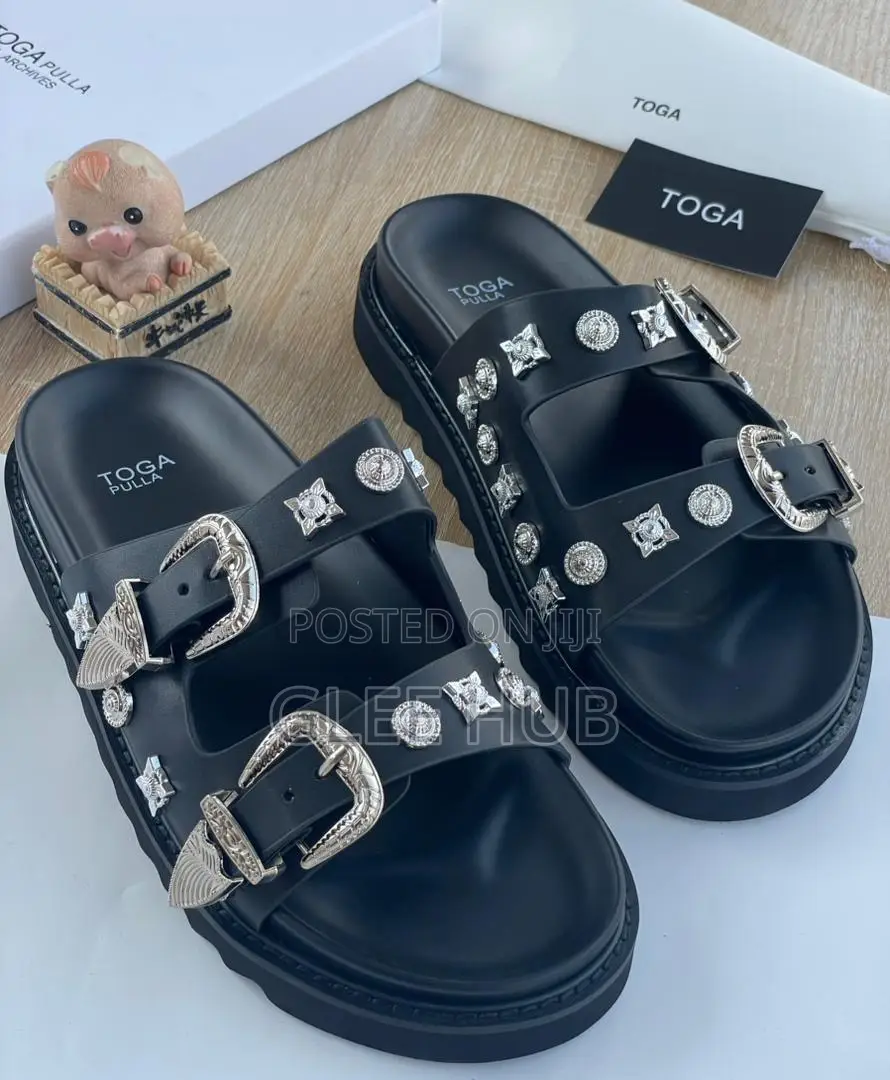 Embellished Leather Slip-On