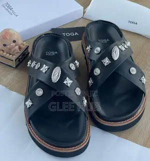 Embellished Leather Slip-On