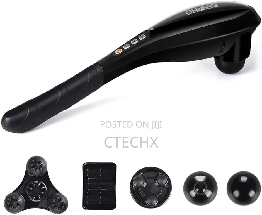 Renpho Rechargeable Cordless Deep Tissue Massager For Muscles, Back