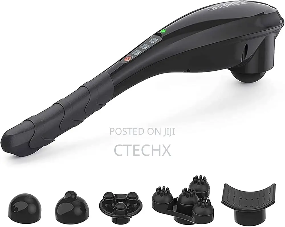 Renpho Rechargeable Cordless Deep Tissue Massager For Muscles, Back