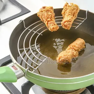 Oil Drainer Frying Pan Rack