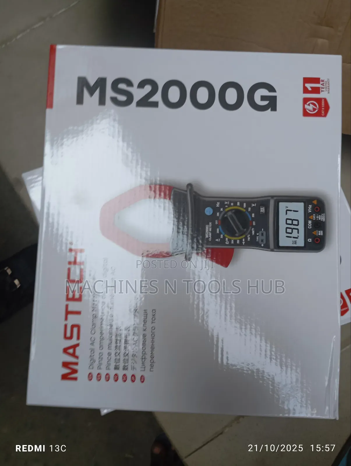 Mastech Ms2000g Ac/Dc Digital Clamp Meter