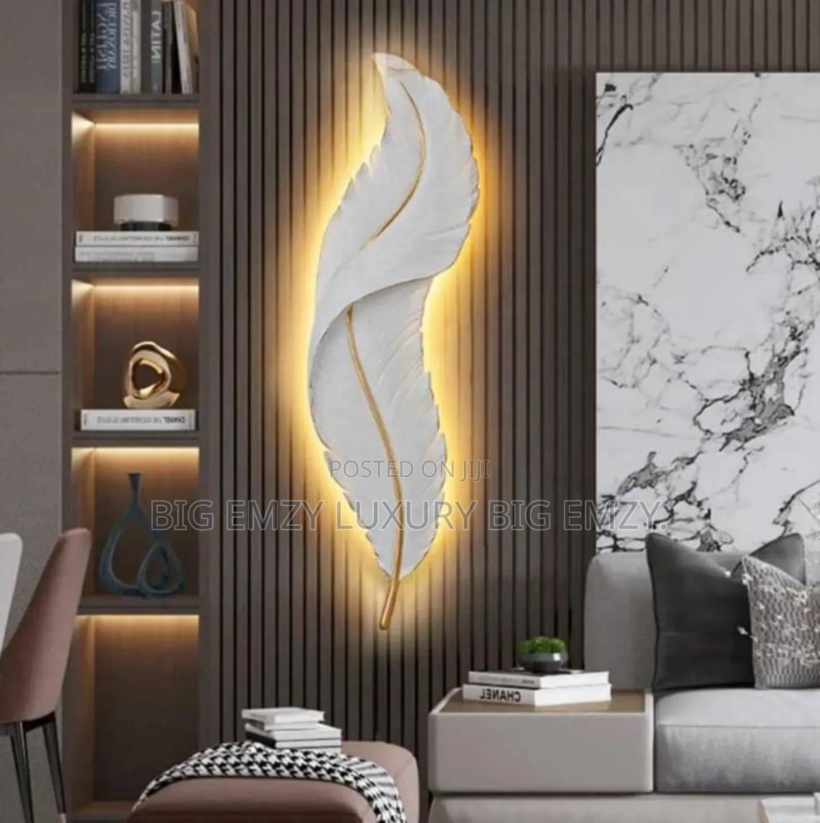 Feather Wall Lamp or Feather Wall Light.