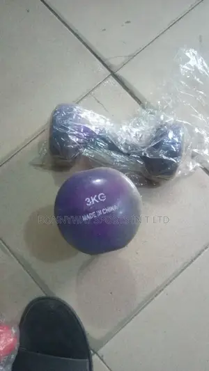 3kg Rubber Dumbells