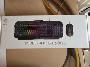 Msi Forge Gk100 Combo Gaming RGB Keyboard Mouse Set