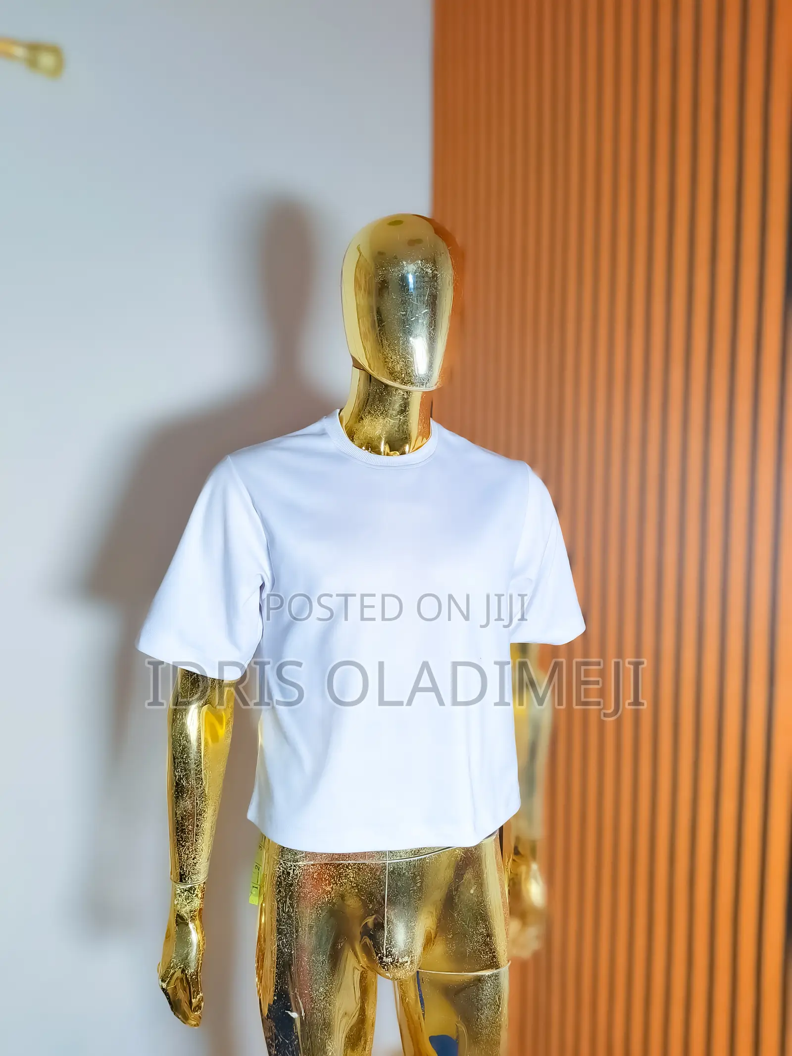 Plain White Crop Top-Unisex
