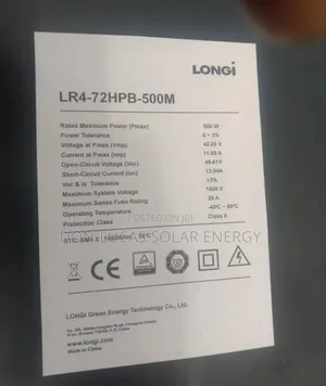 Longi Solar Panel 500w 120cell