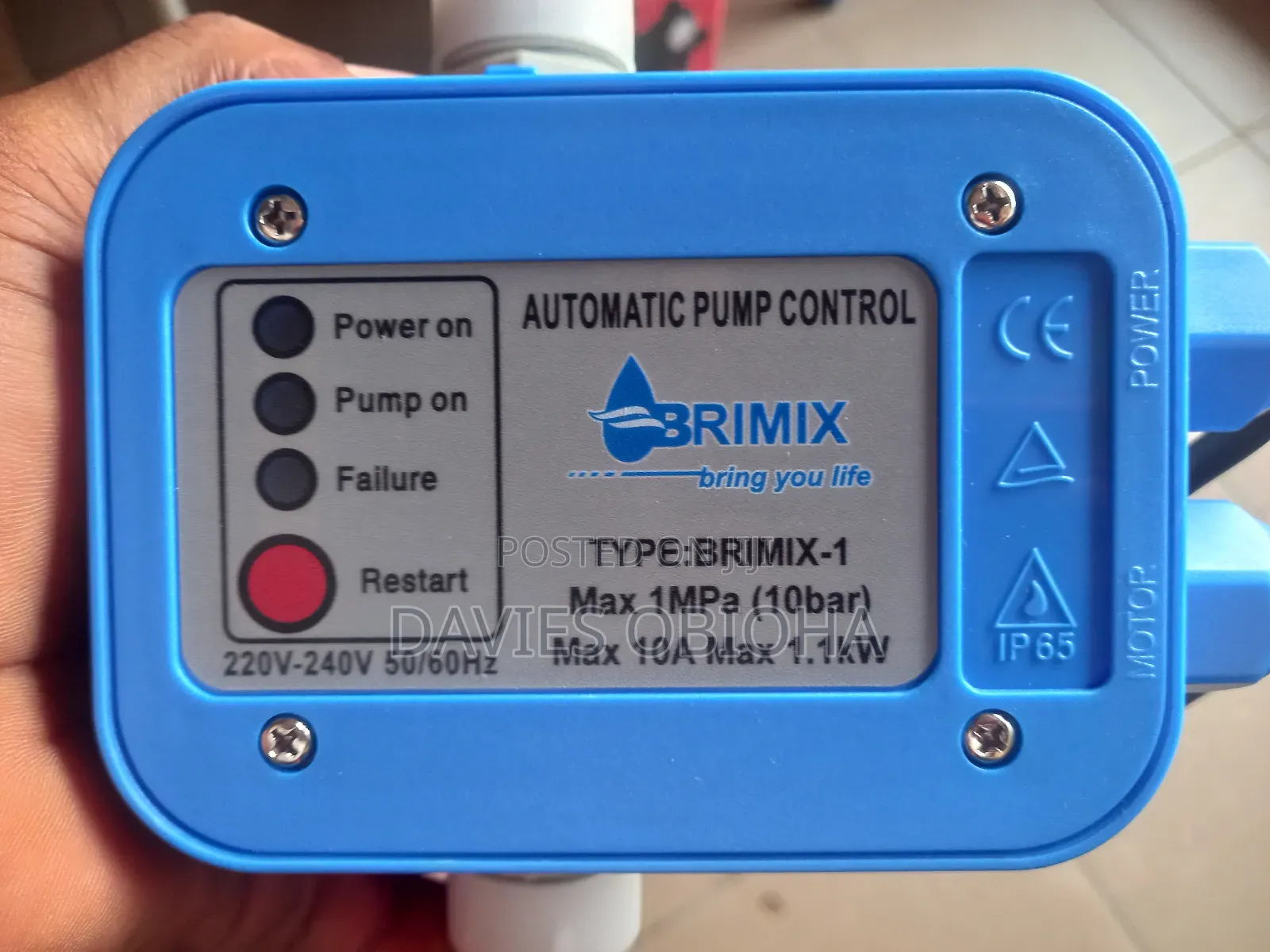 Brimix Automatic Pump Control