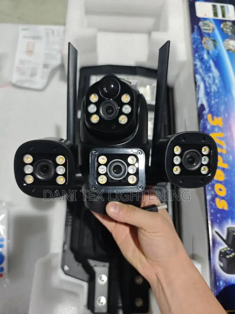 Ai Solar Camera and Lighting Equipped With a Dual-Layer 450w Ultra-Wi-