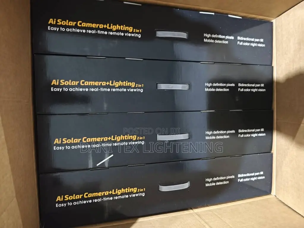 Ai Solar Camera and Lighting Equipped With a Dual-Layer 450w Ultra-Wi-