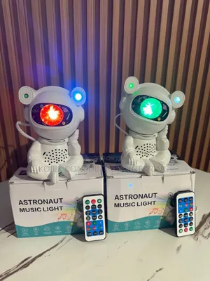 Sitting Astronaut Projector Light Plays Music 360 Rotation