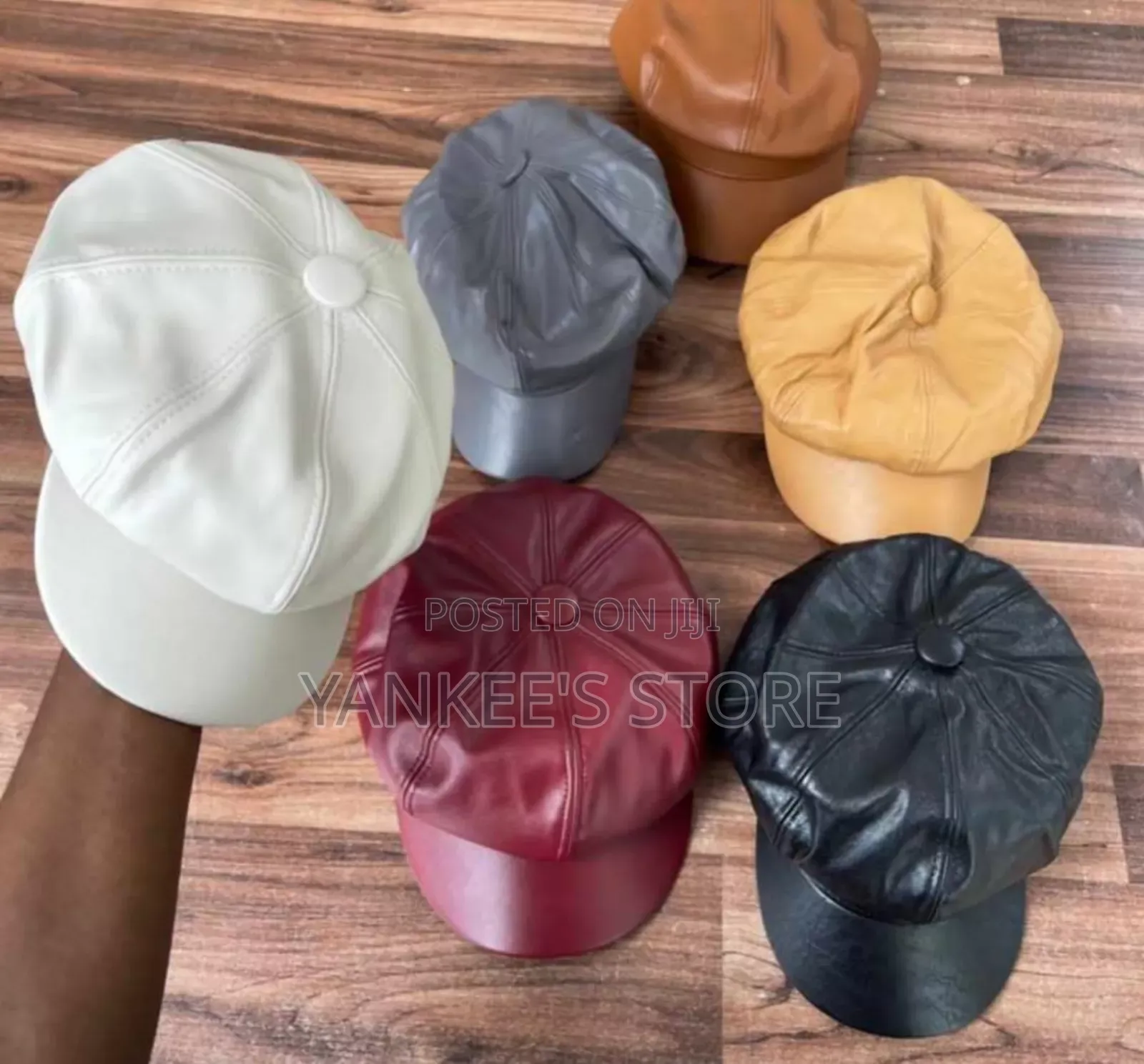 Quality Boys Leather Cap