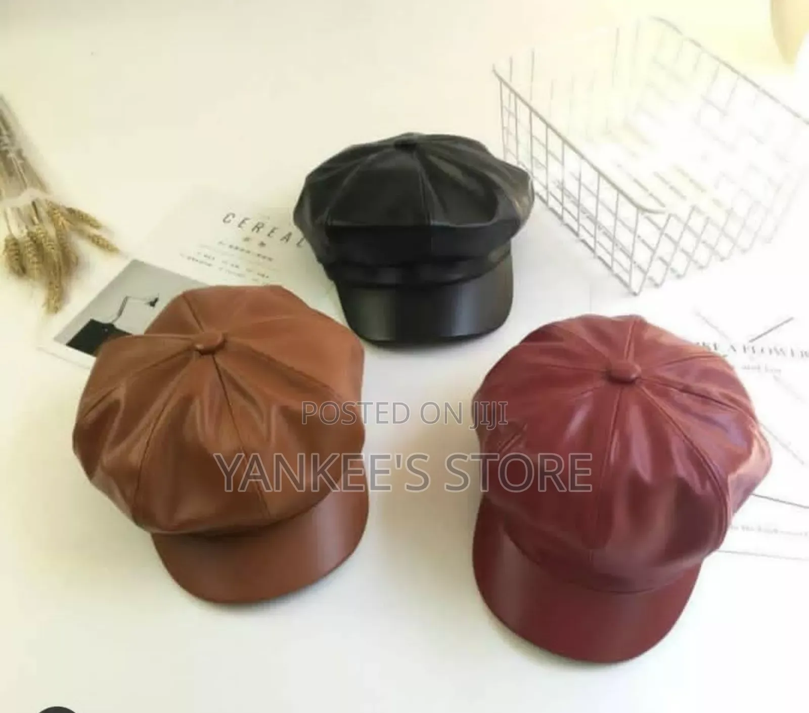 Quality Boys Leather Cap