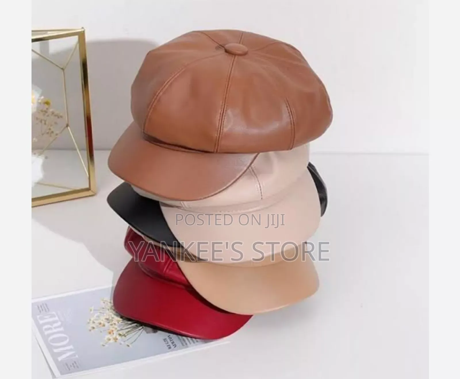 Quality Boys Leather Cap