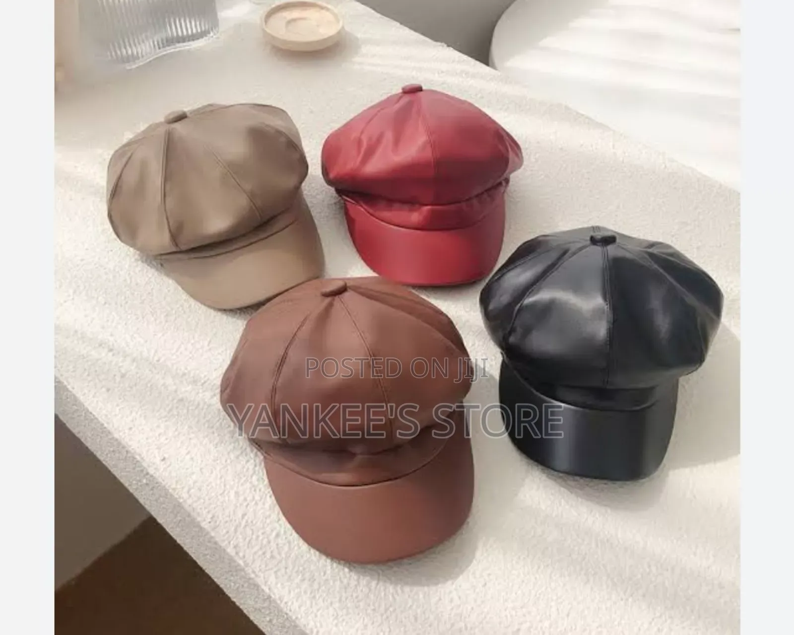 Quality Boys Leather Cap