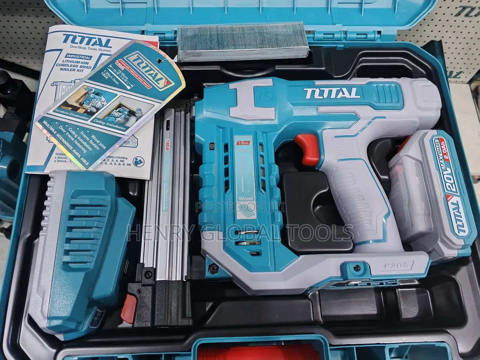 35mm 20v Total Battery Nailer Machine
