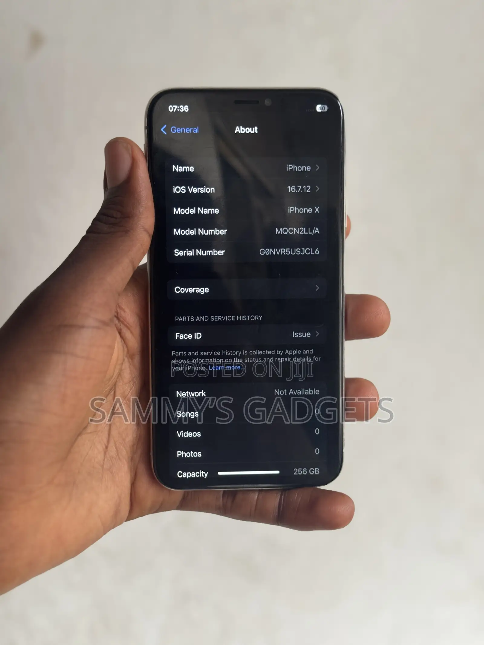 Apple iPhone X 256 GB White