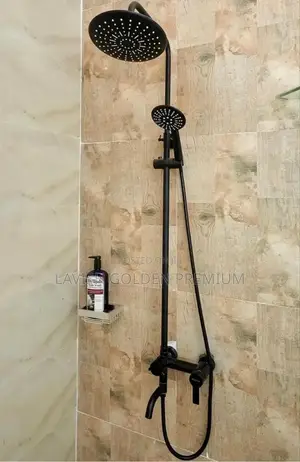Original Black Standing Shower