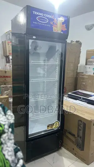 Tecno Cool 365l Display Refrigerator – Sleek Glass Finish