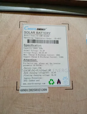 Cworth Energy 5kwh 48v Lithium-Ion Battery – Reliable Backup Power