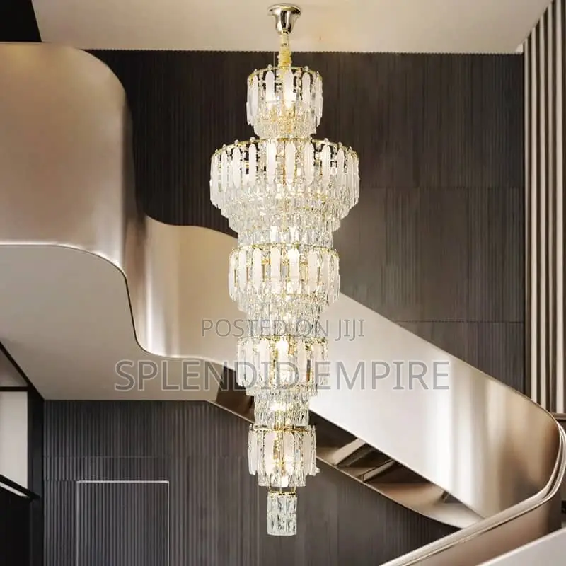 Staircase Crystals Chandelier