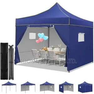 10 X 10 Ft Gazebo With Back and 3 Side Covers