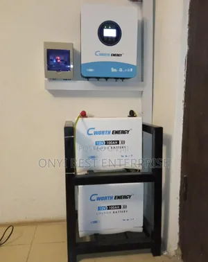 Setup C Worth Lithium Ion Battery 200ah Cworth Hybrid Inverter 4kva