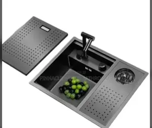 England Island Kitchen Sink With Cup Washer