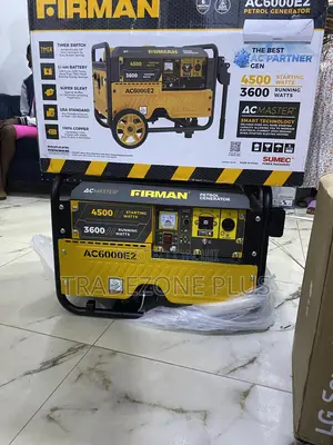"Built to Power Your World—Firman Ac6000e2"